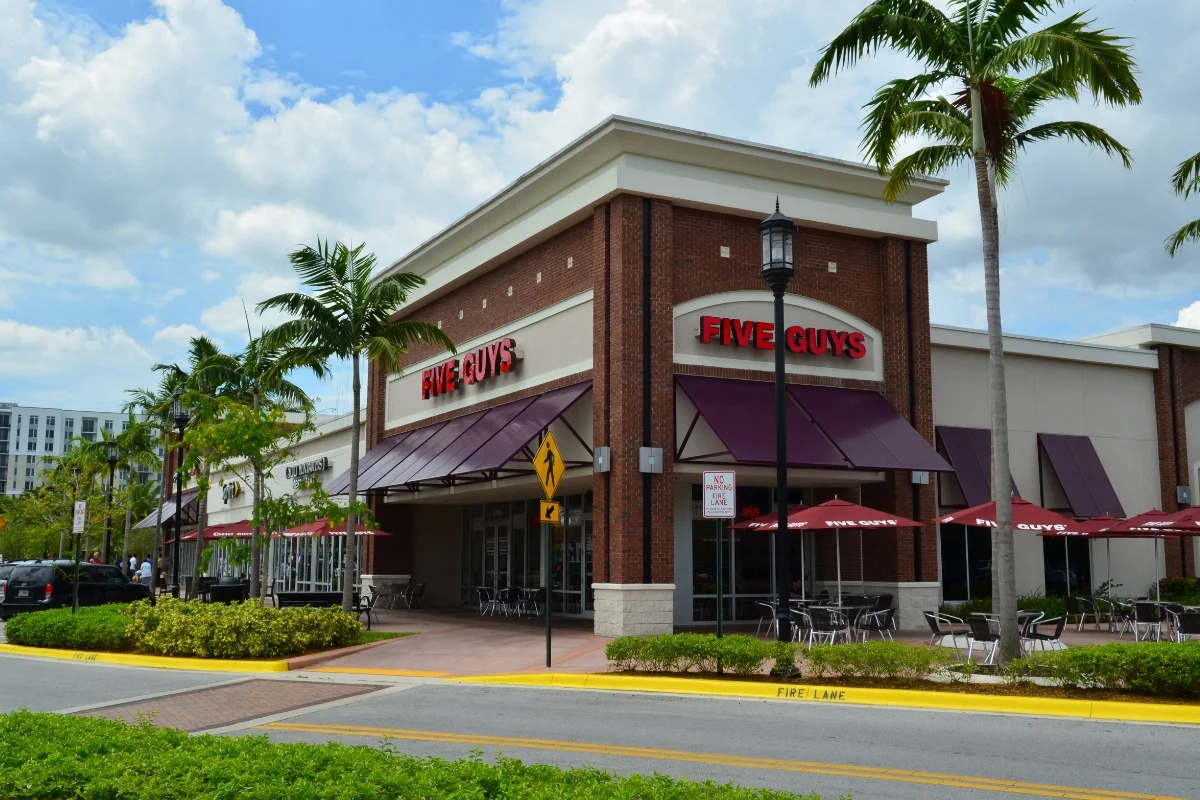Five Guys building exterior