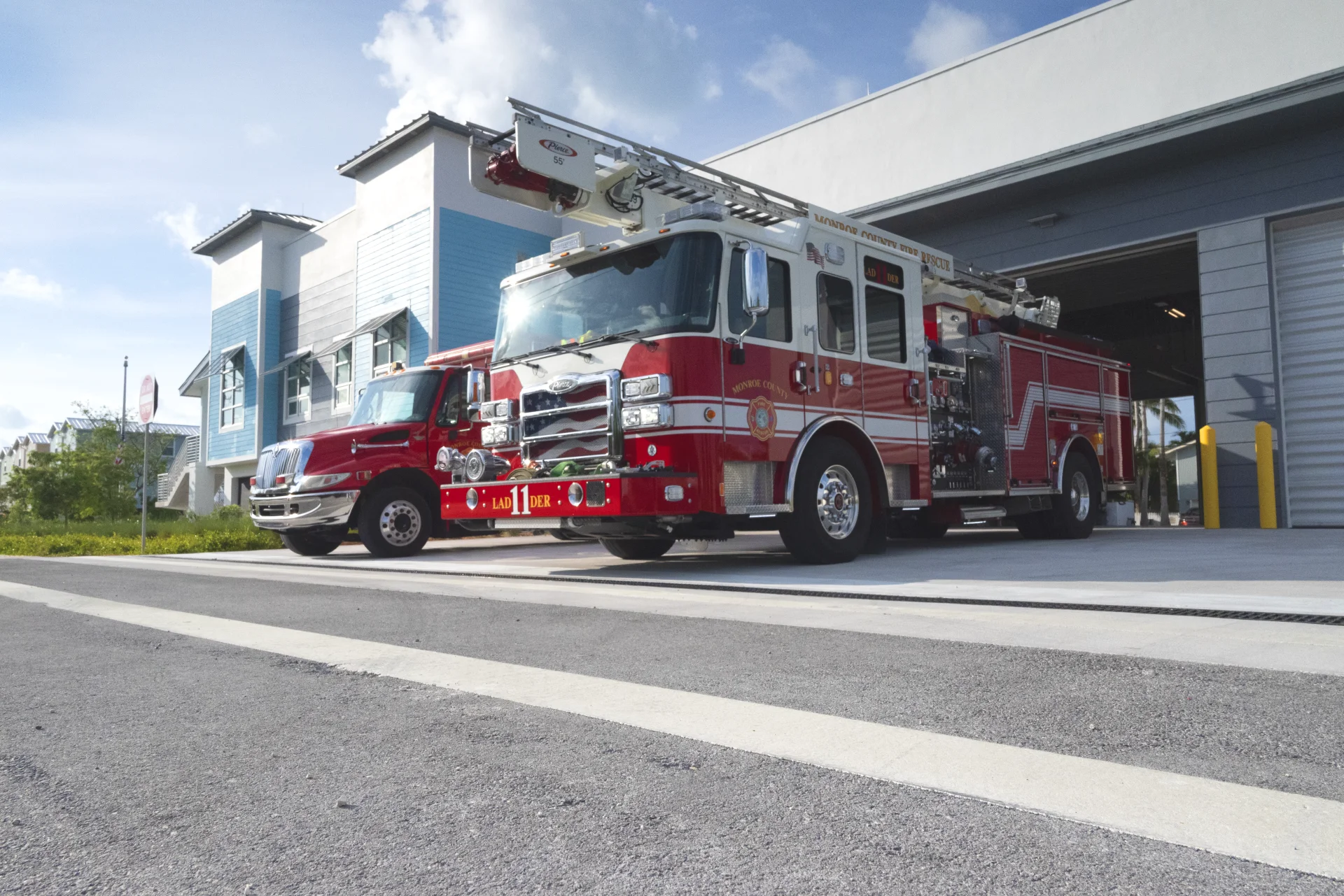 fire trucks bays