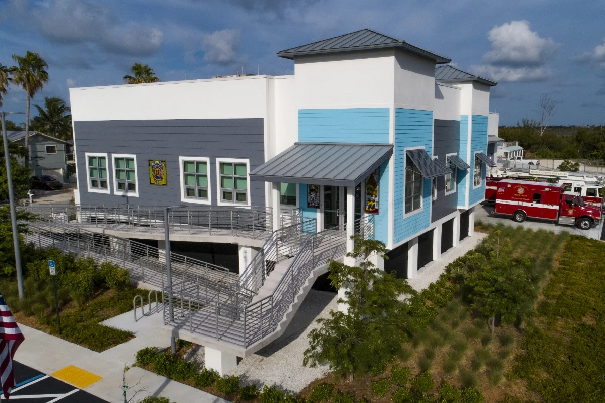 building exterior side entrance