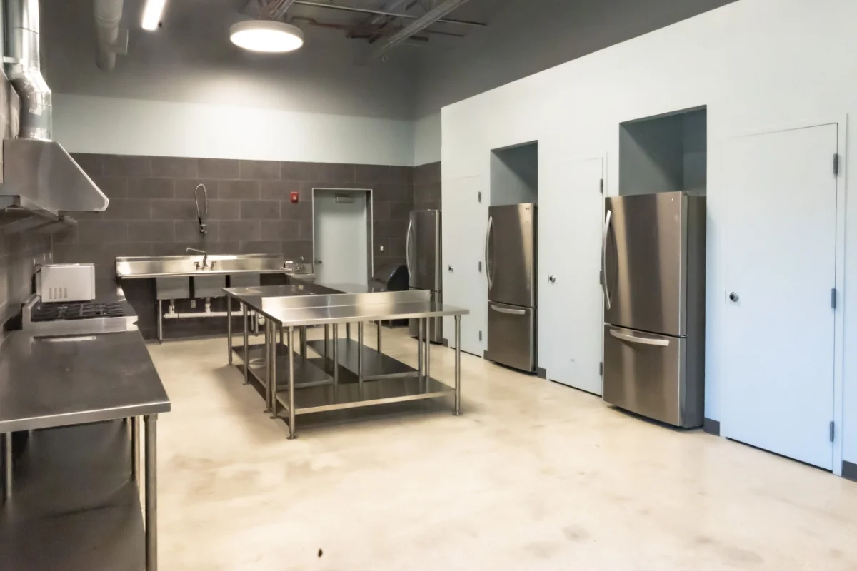 building kitchen