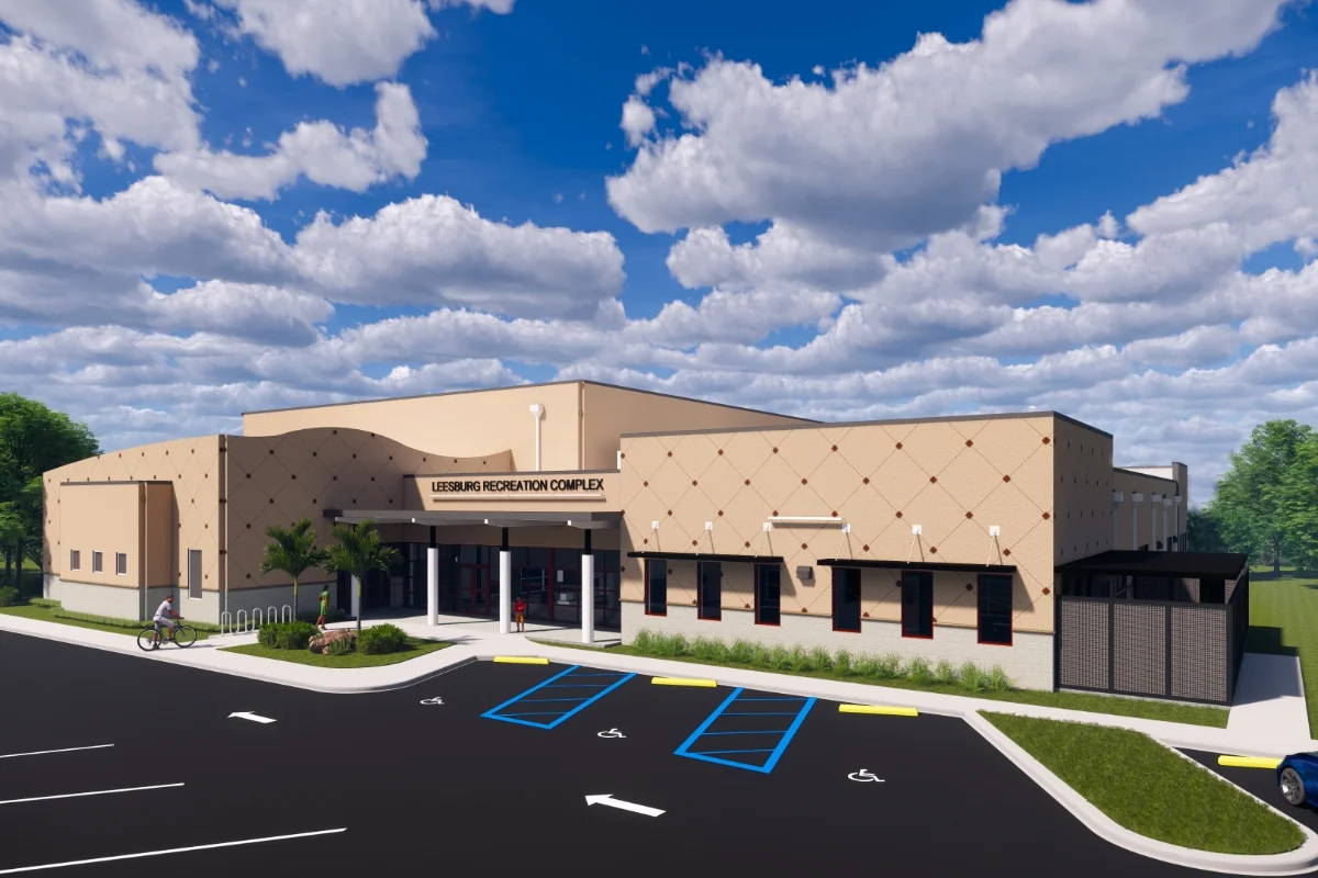 Leesburg Teen Center building exterior 3D model