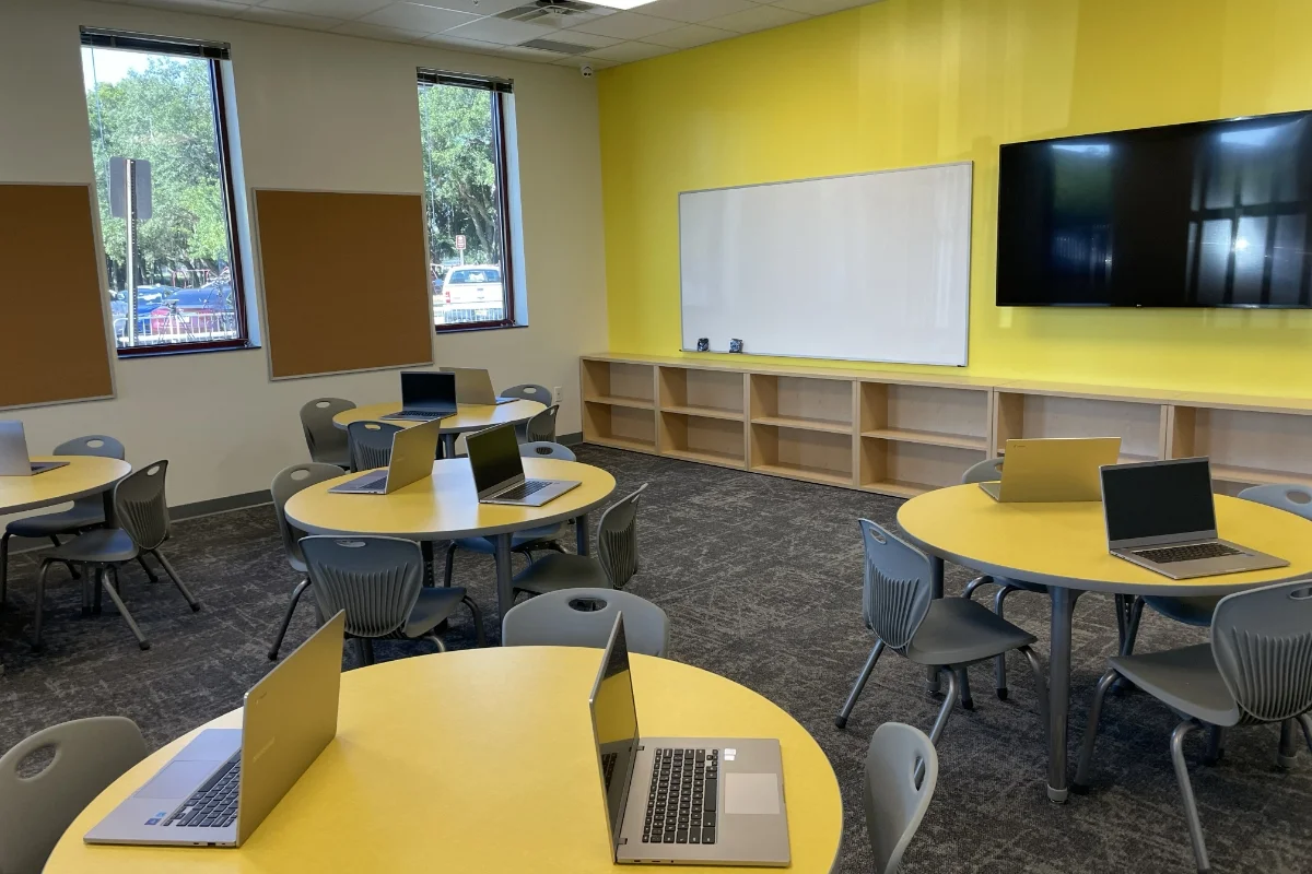 yellow classroom