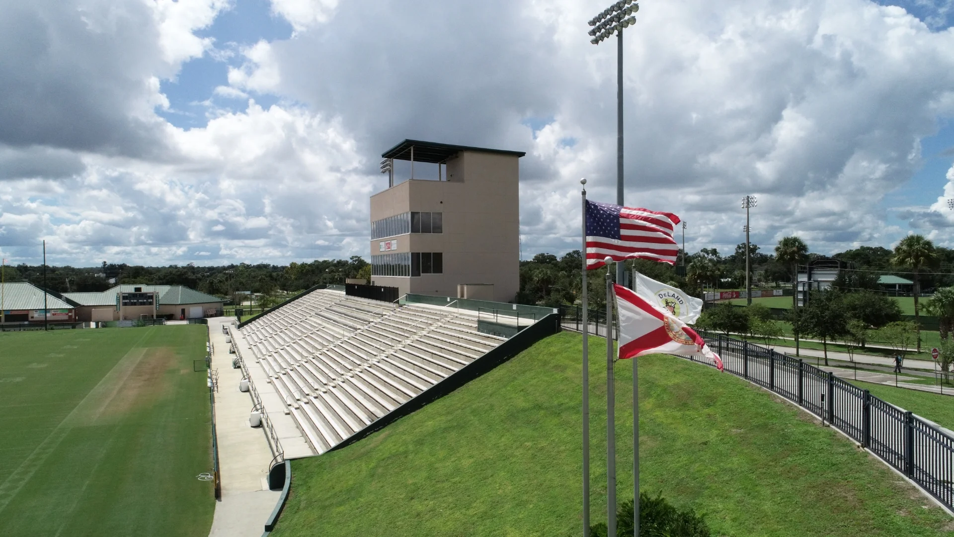 stadium outdoor bleachers