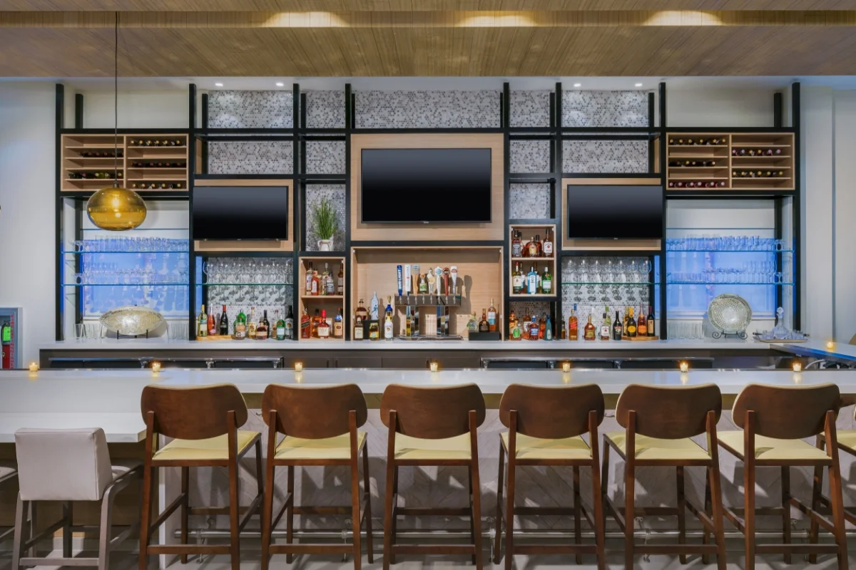 bar area
