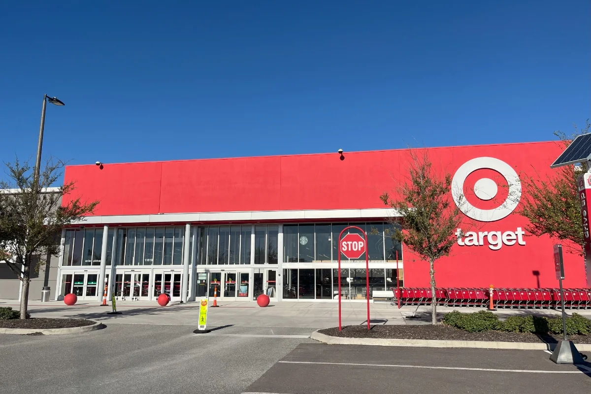 Target building exterior storefront
