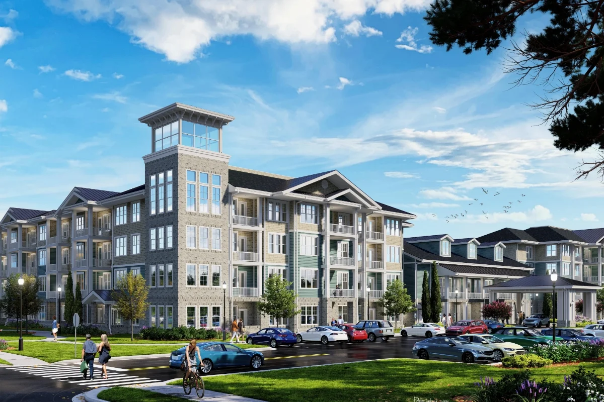 building exterior rendering