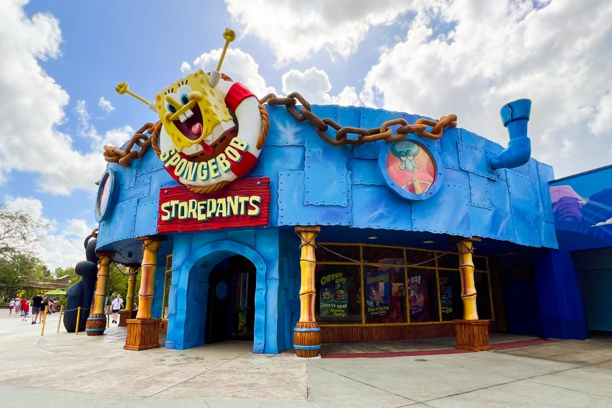 Spongebob store exterior