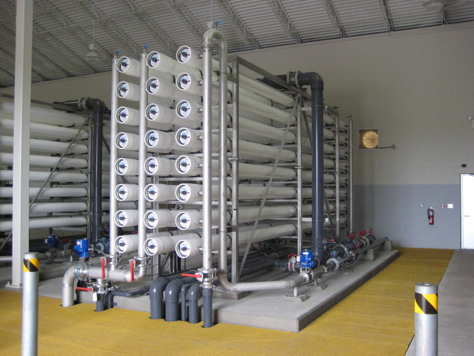 large white water testing tubes