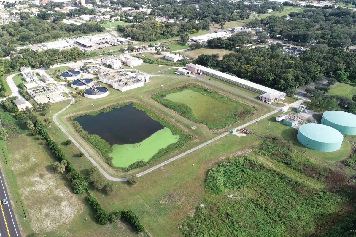 full facility aerial view