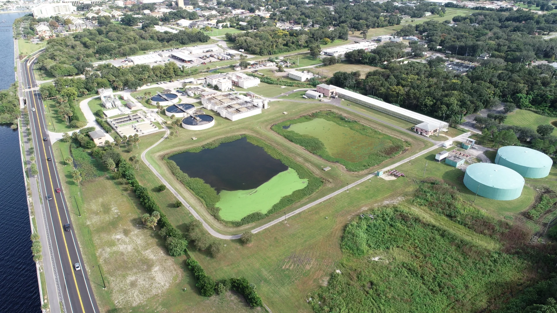 full facility aerial view