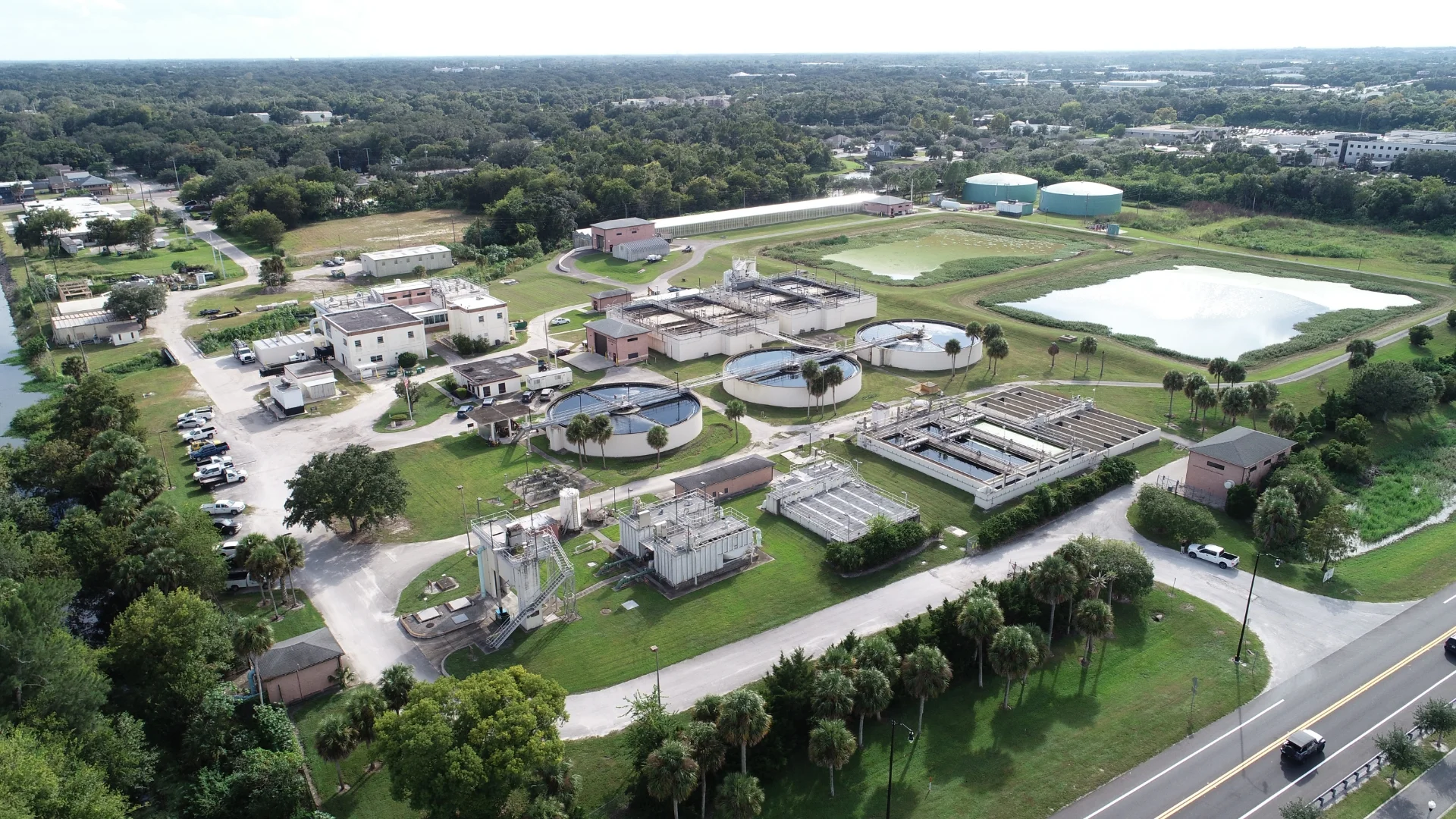 full facility aerial view
