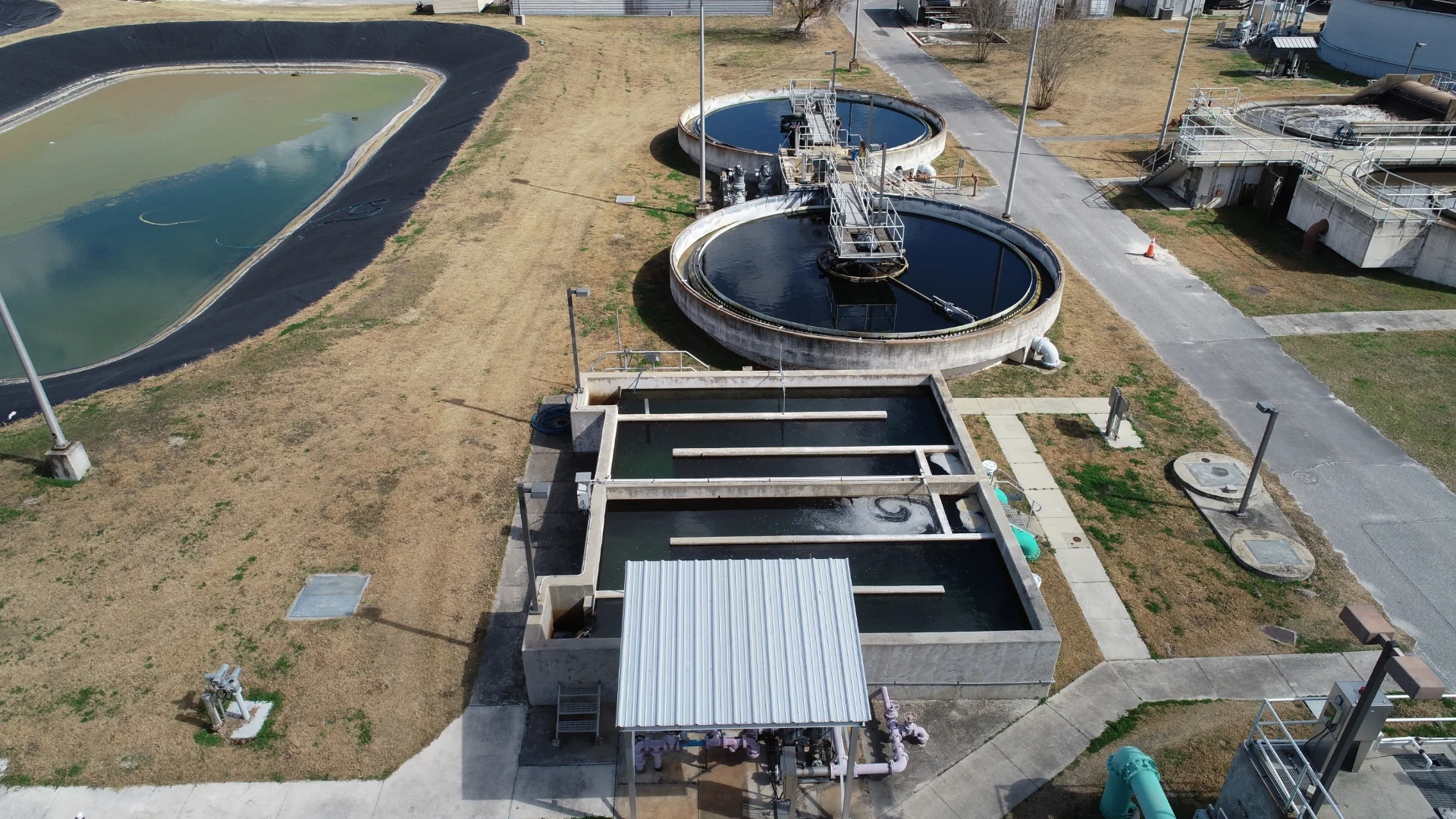 facility aerial view