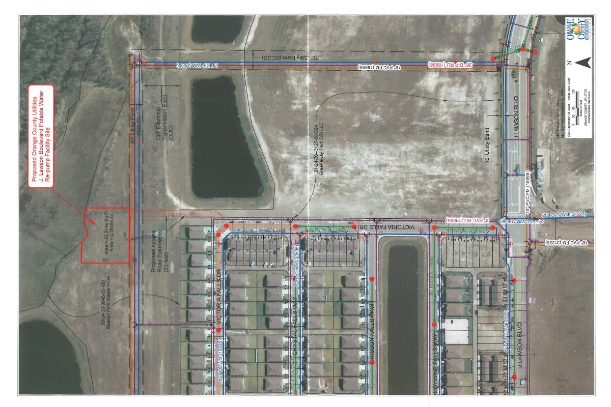 satellite project area map