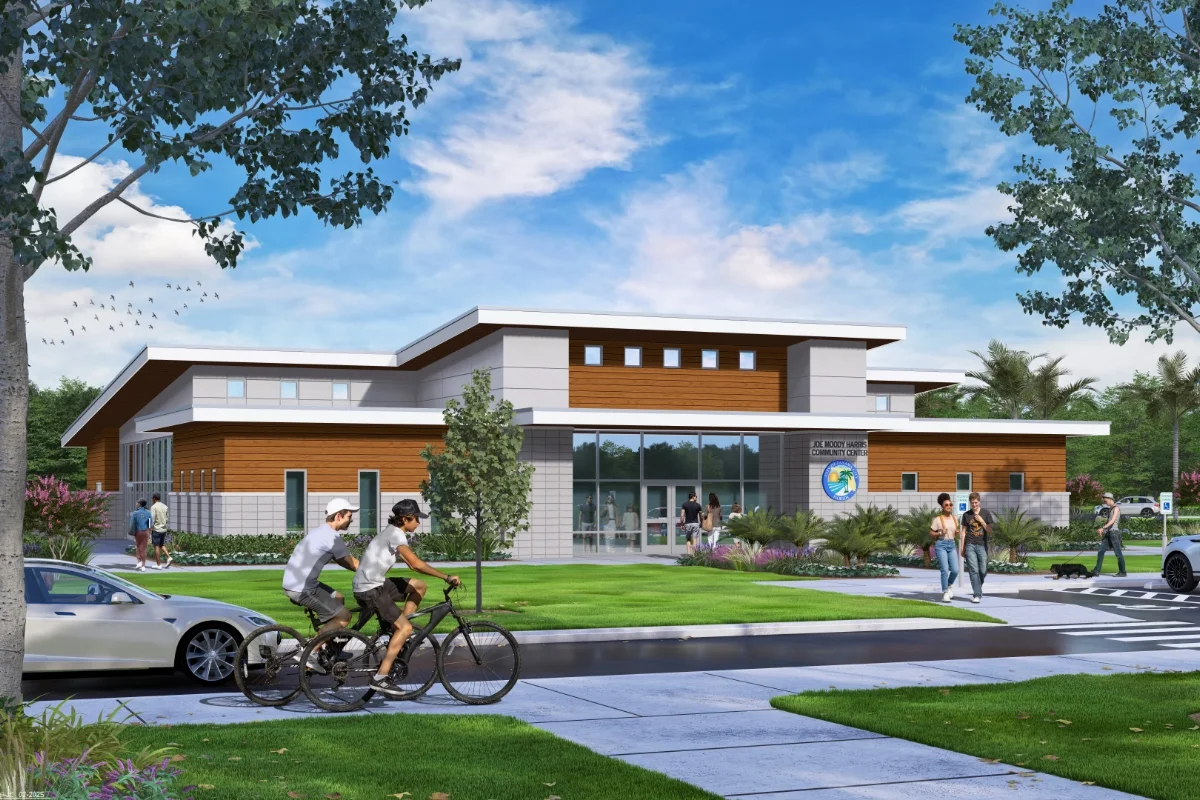 Joe Moody Park Community Building Exterior