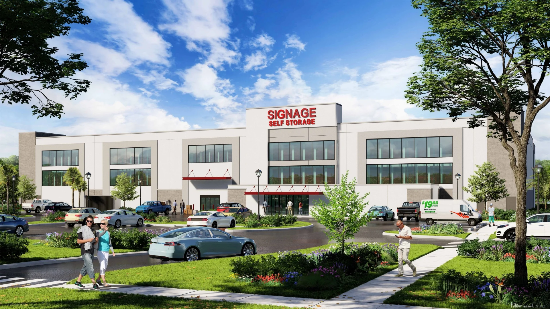 building exterior render