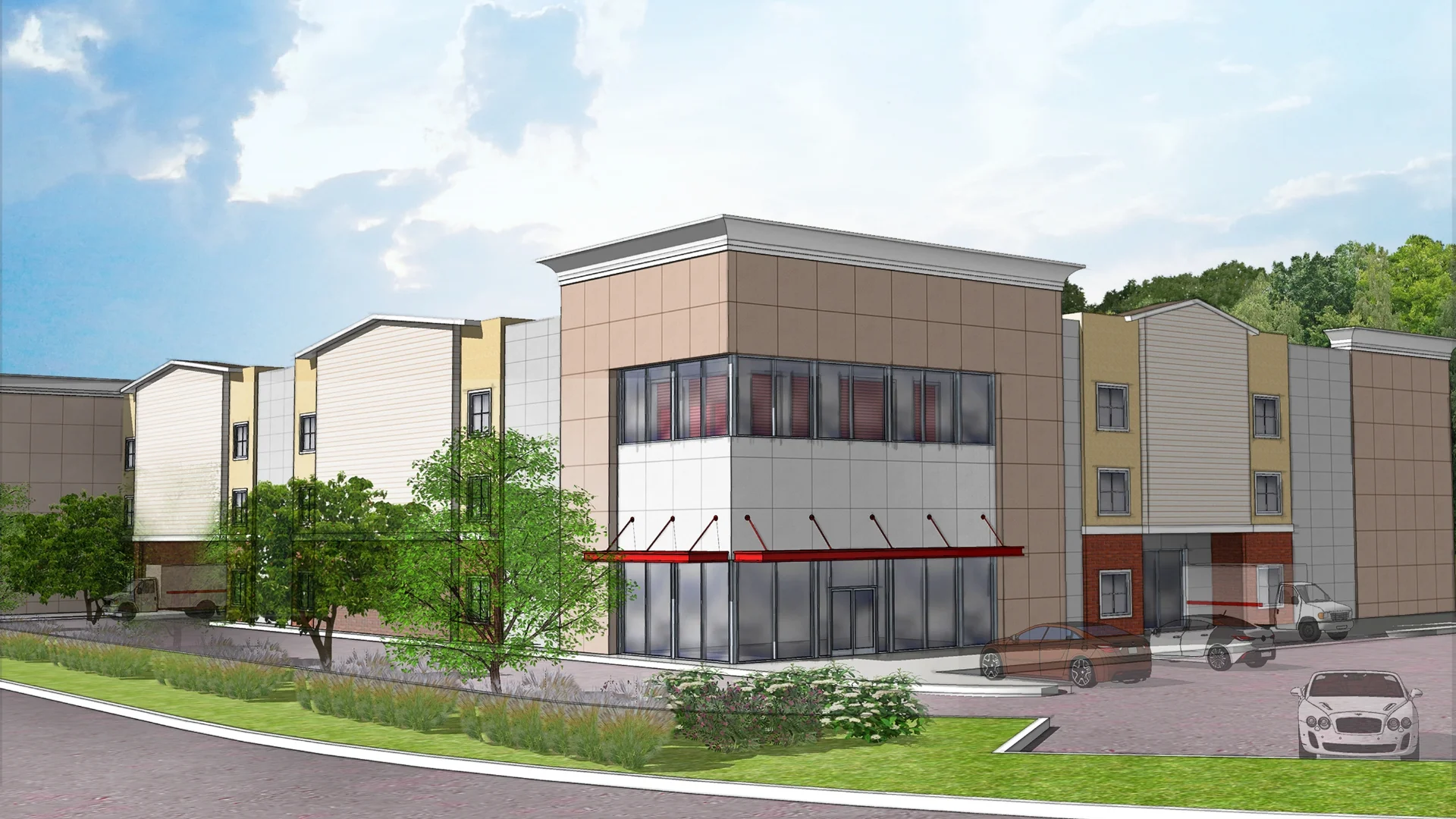 building exterior render