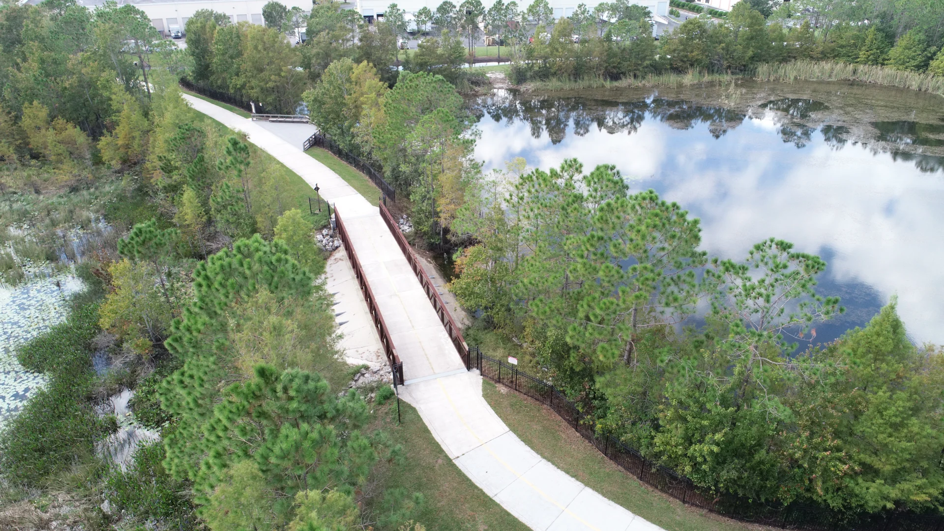 trail and footbridge