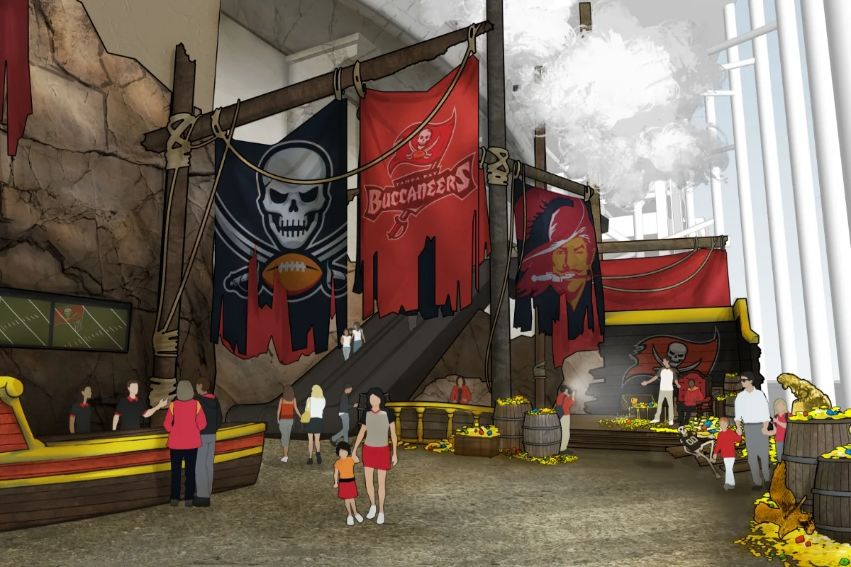 Buccaneers concept drawing of interior