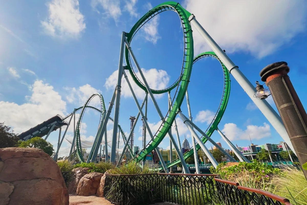 green rollercoaster