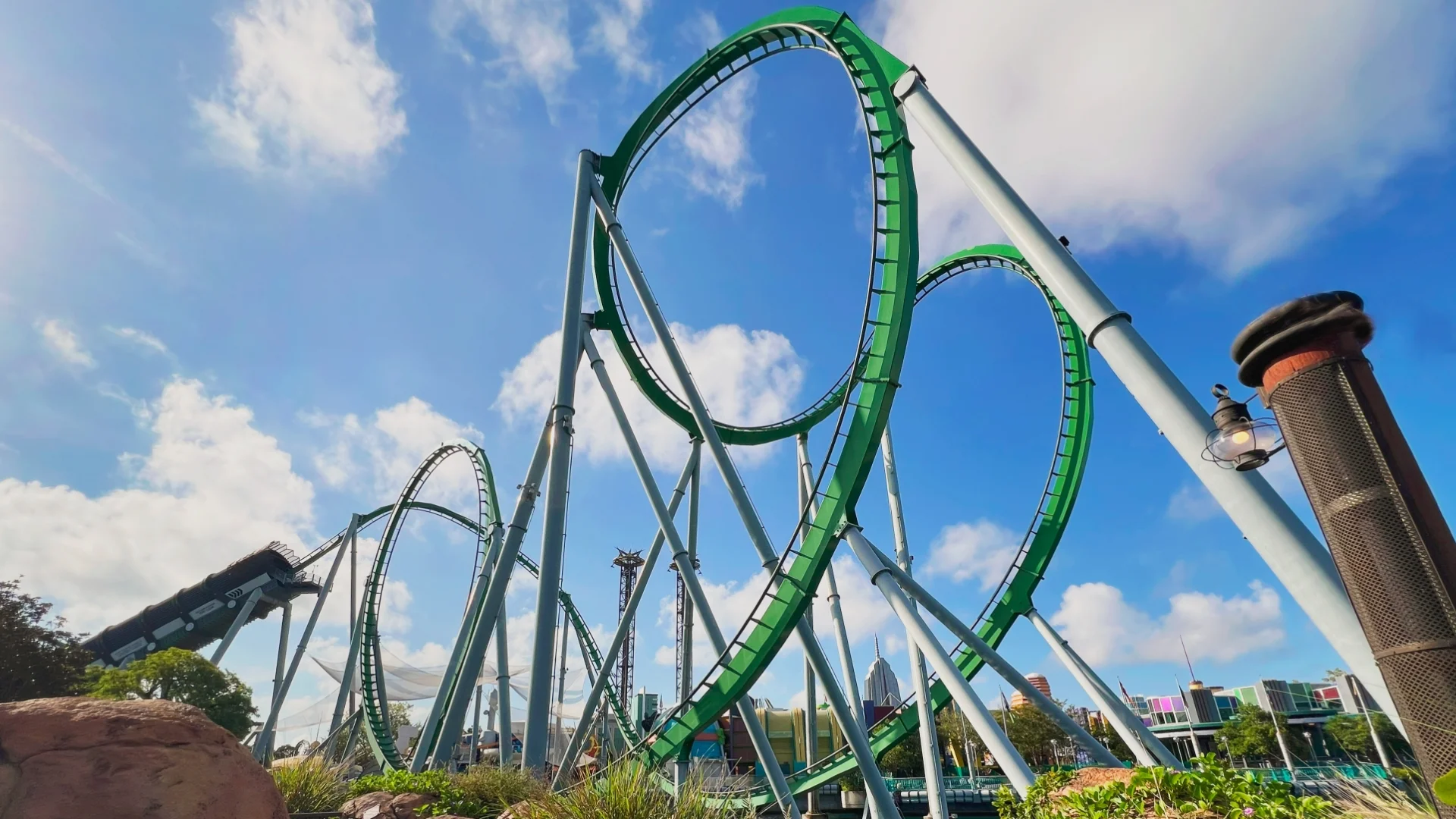 green rollercoaster