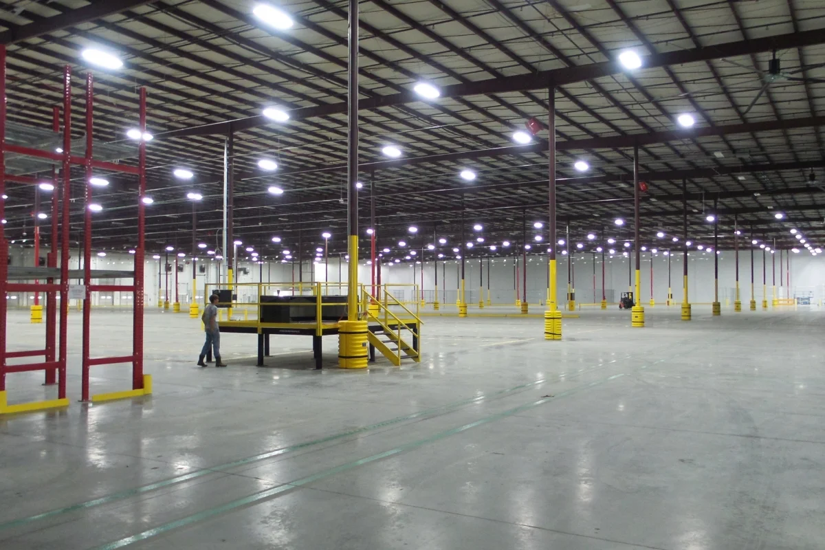 Coca-Cola empty warehouse