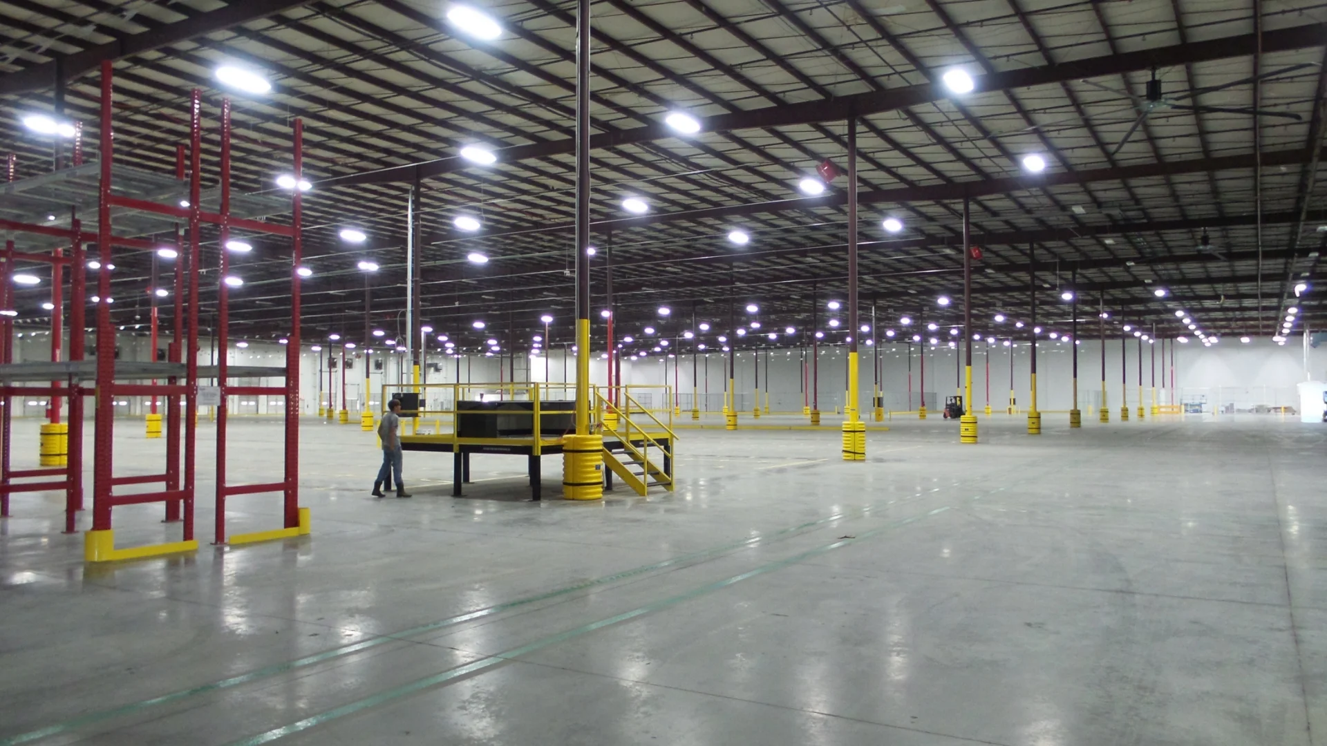 Coca-Cola empty warehouse