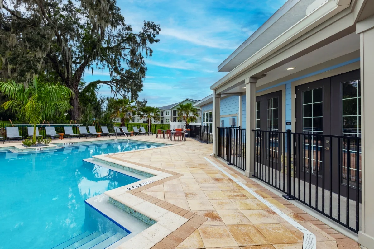 Magnolia Powell outdoor pool and patio