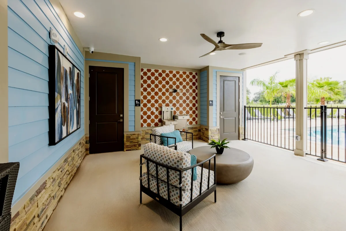 Magnolia Powell apartment front patio