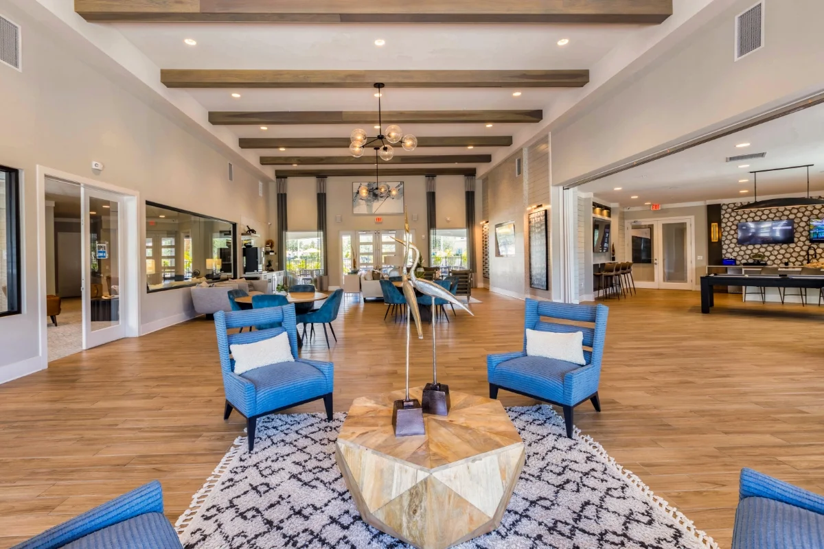 Solamar at Wildwood interior lobby