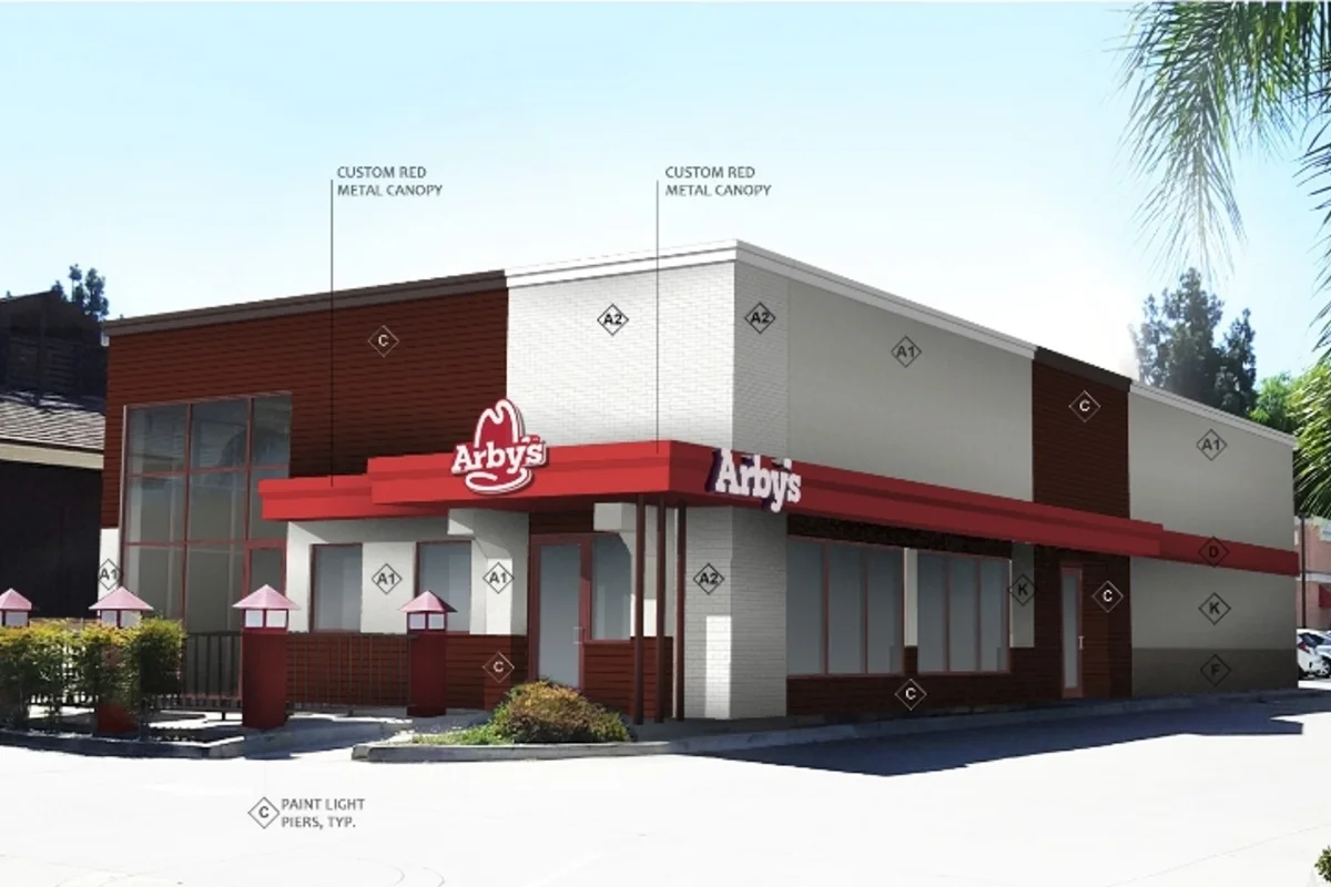Arby's building exterior render