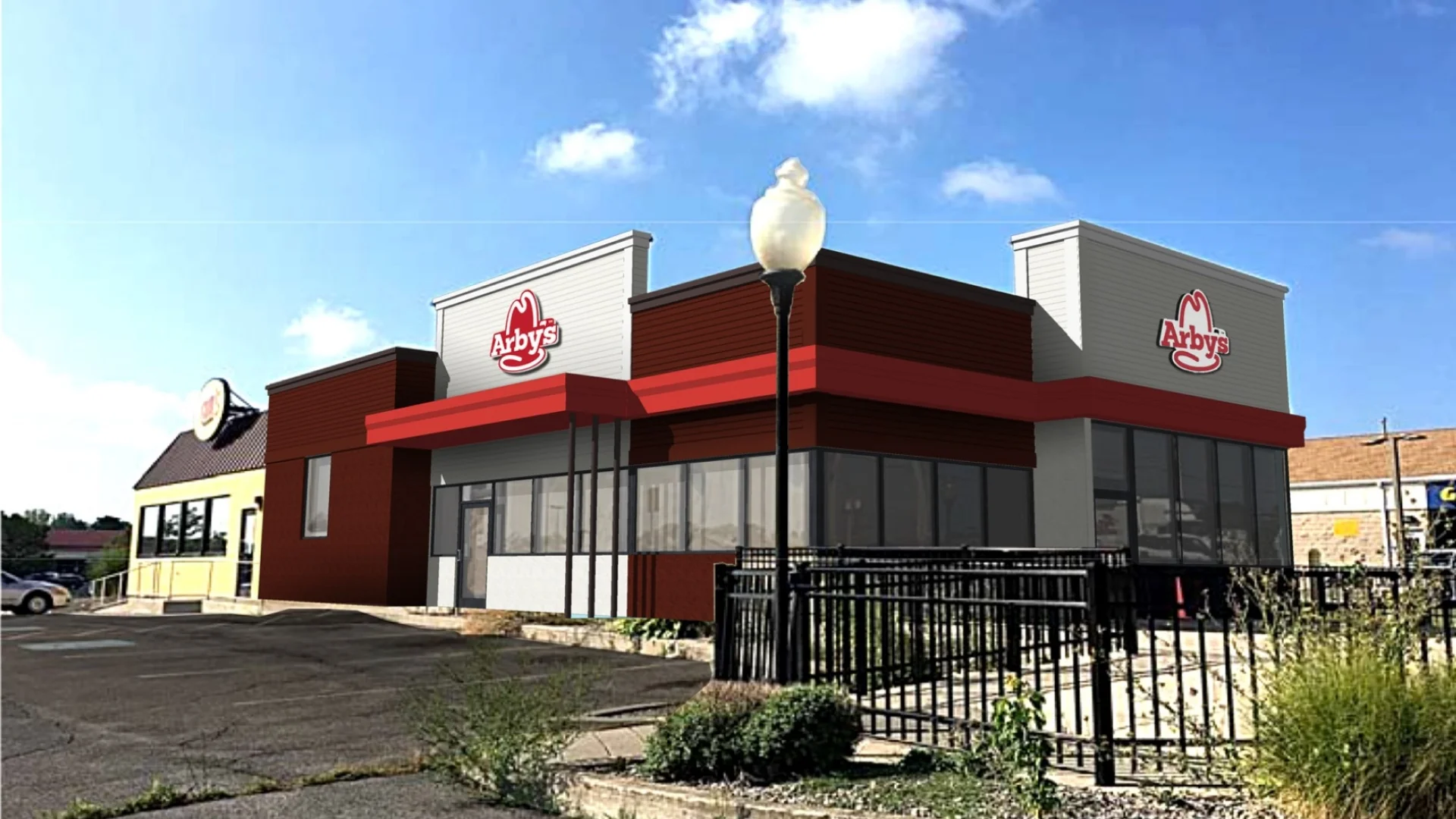 Arby's building exterior render