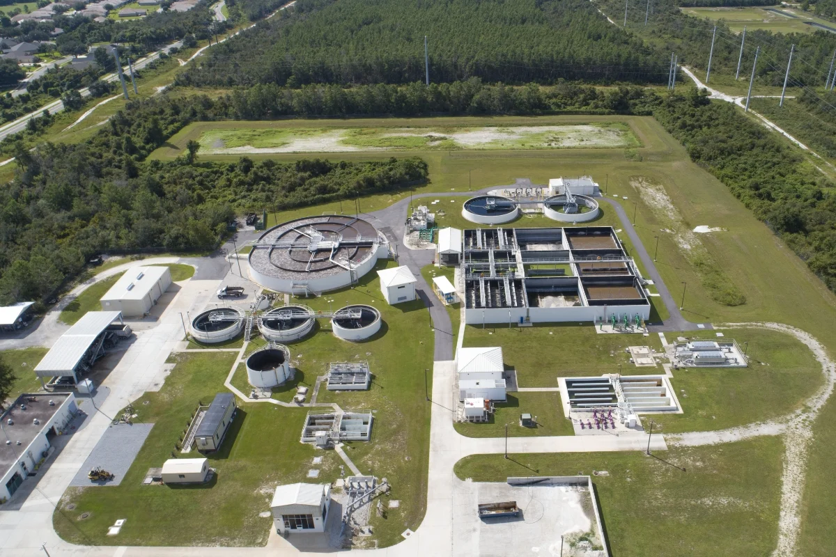 Southwest Regional Wastewater Reclamation Facility full site aerial