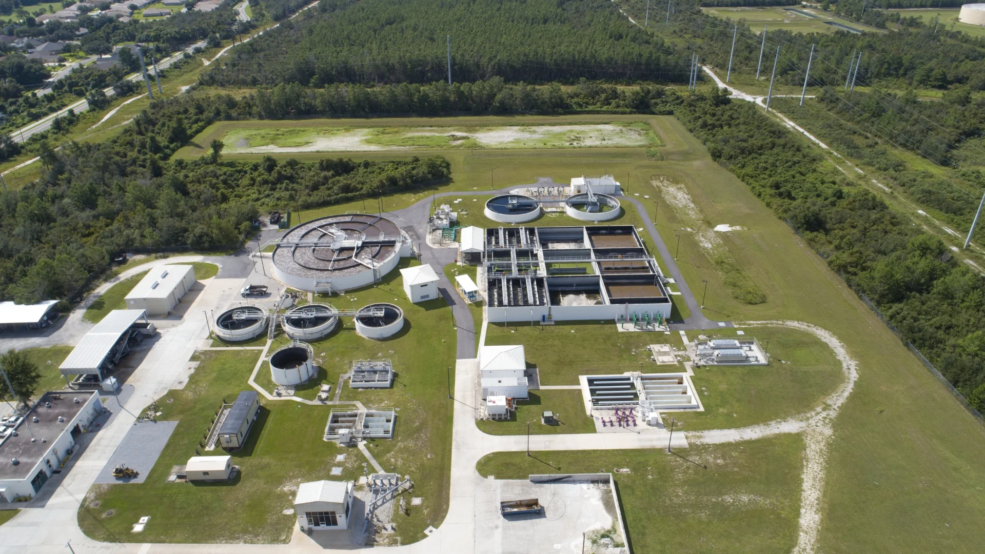 Southwest Regional Wastewater Reclamation Facility full site aerial