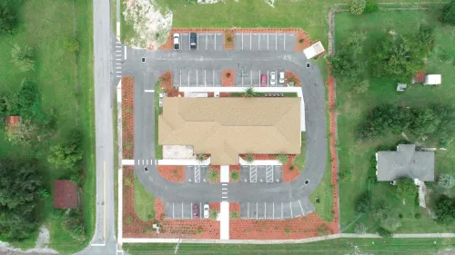aerial of building