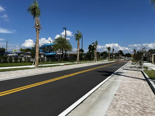 Pine Street two-way roadway