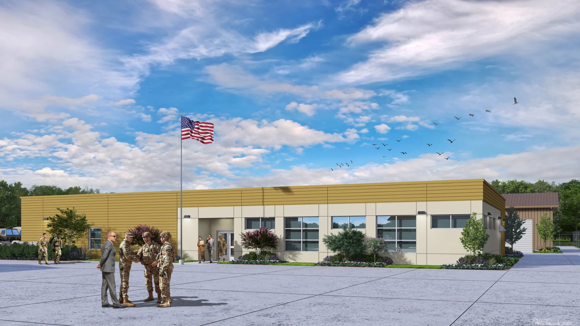 BN Headquarters Building building exterior rendering