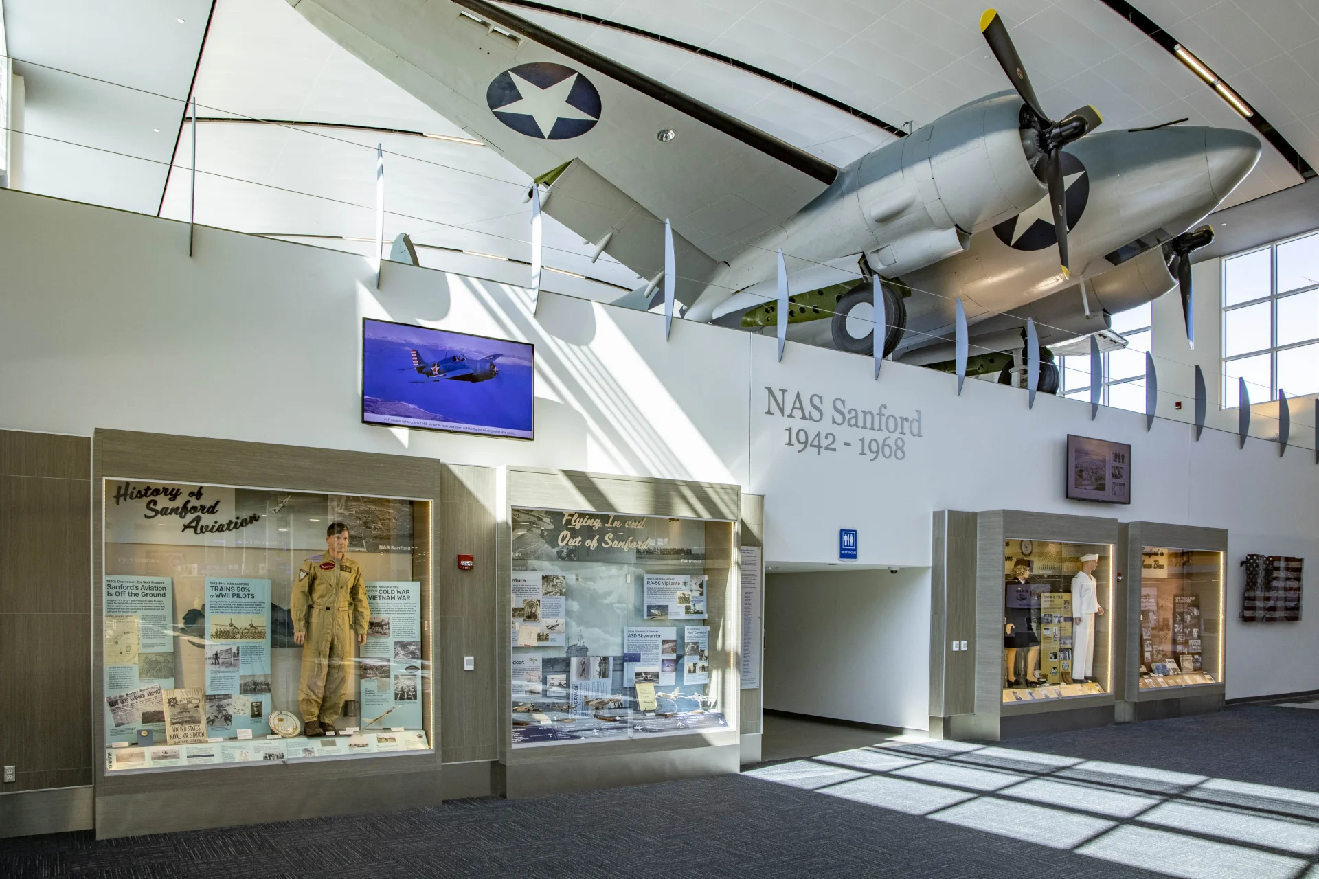 Airport exhibit
