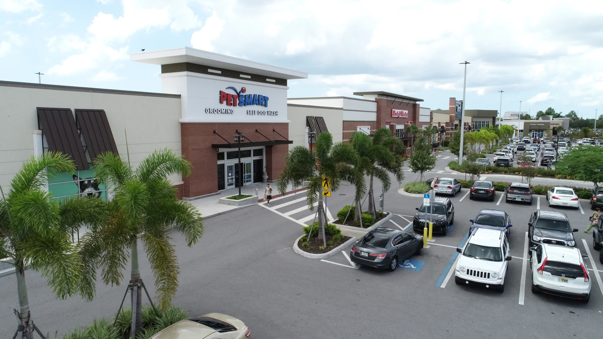 PetSmart exterior and parking lot