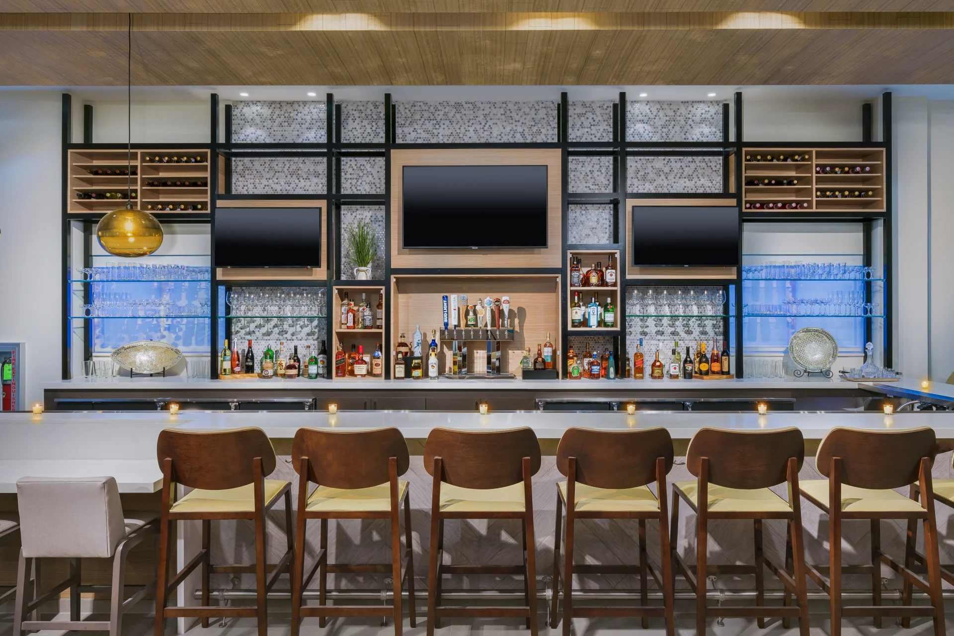 bar area