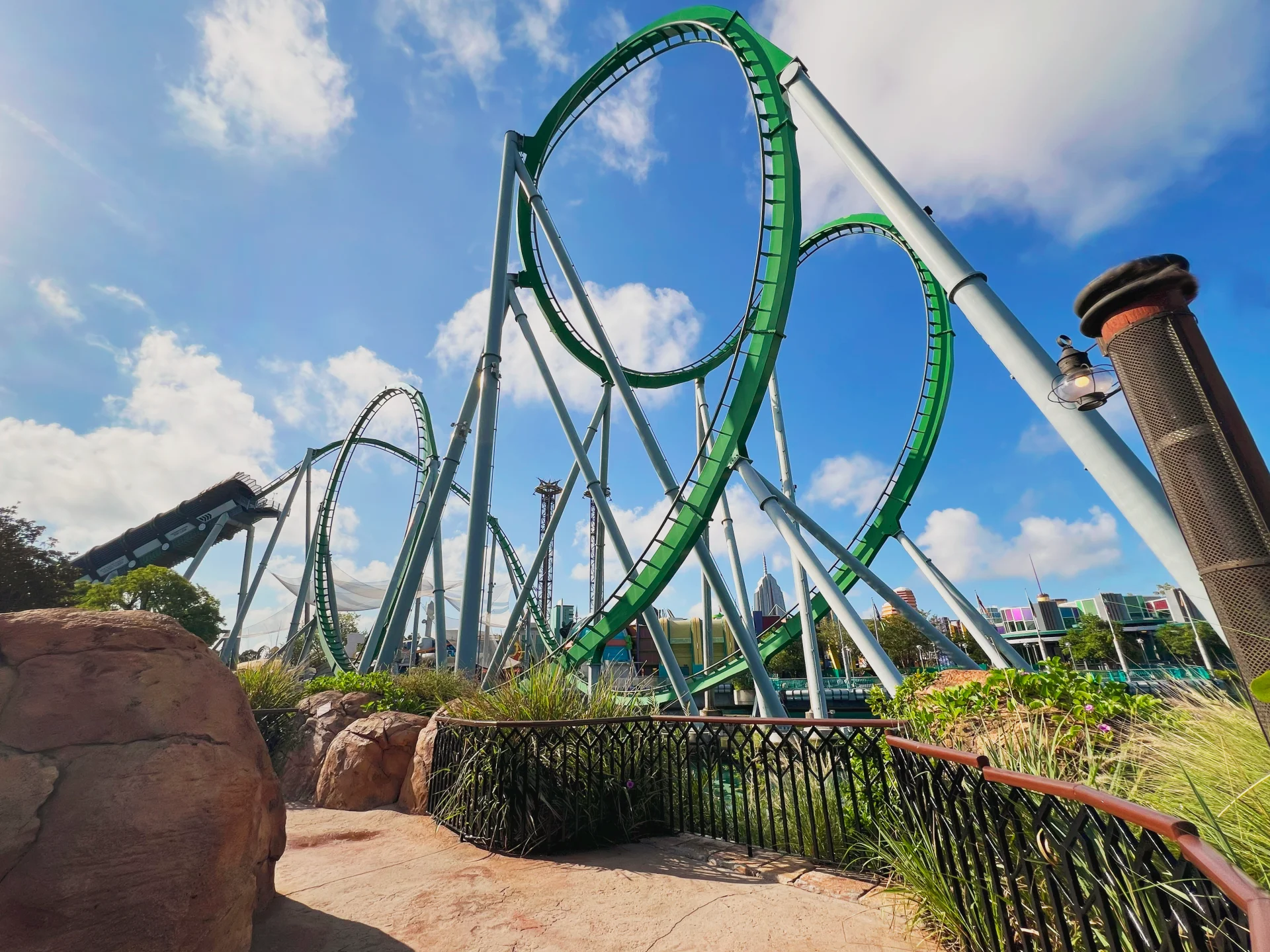 green rollercoaster