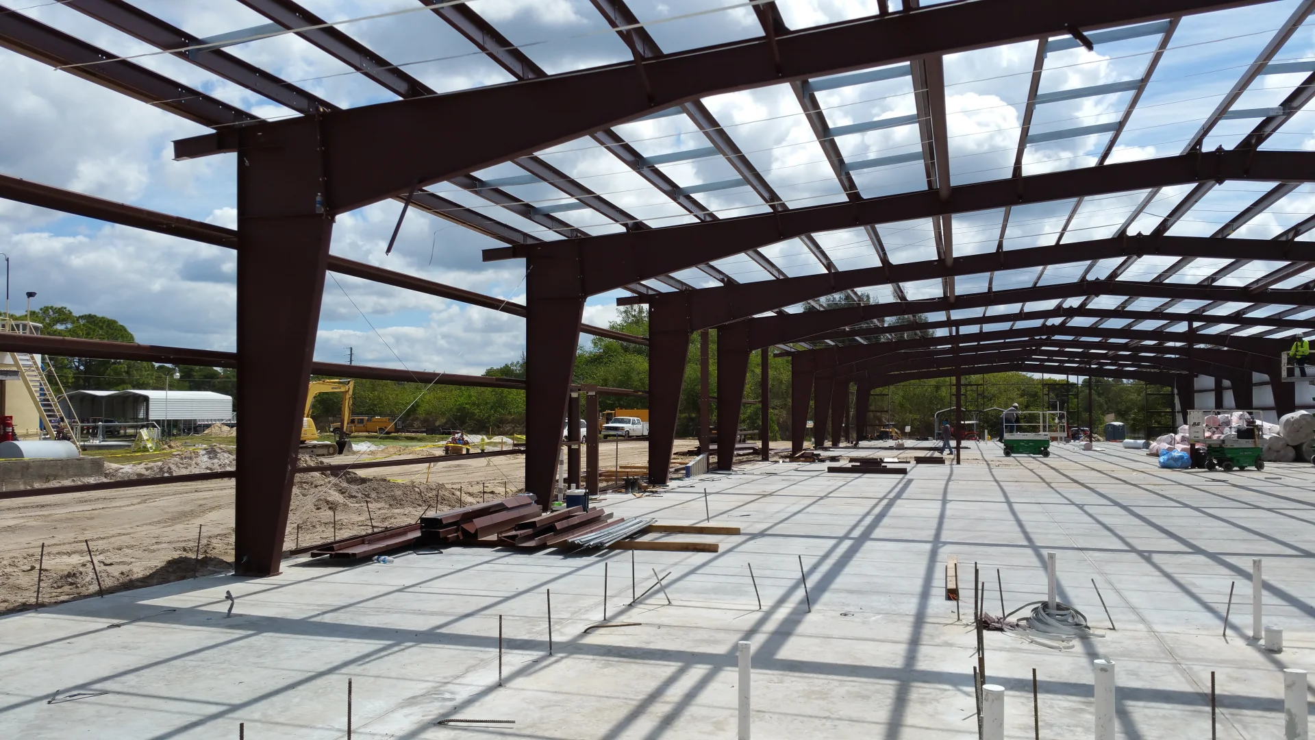 warehouse building structural frame