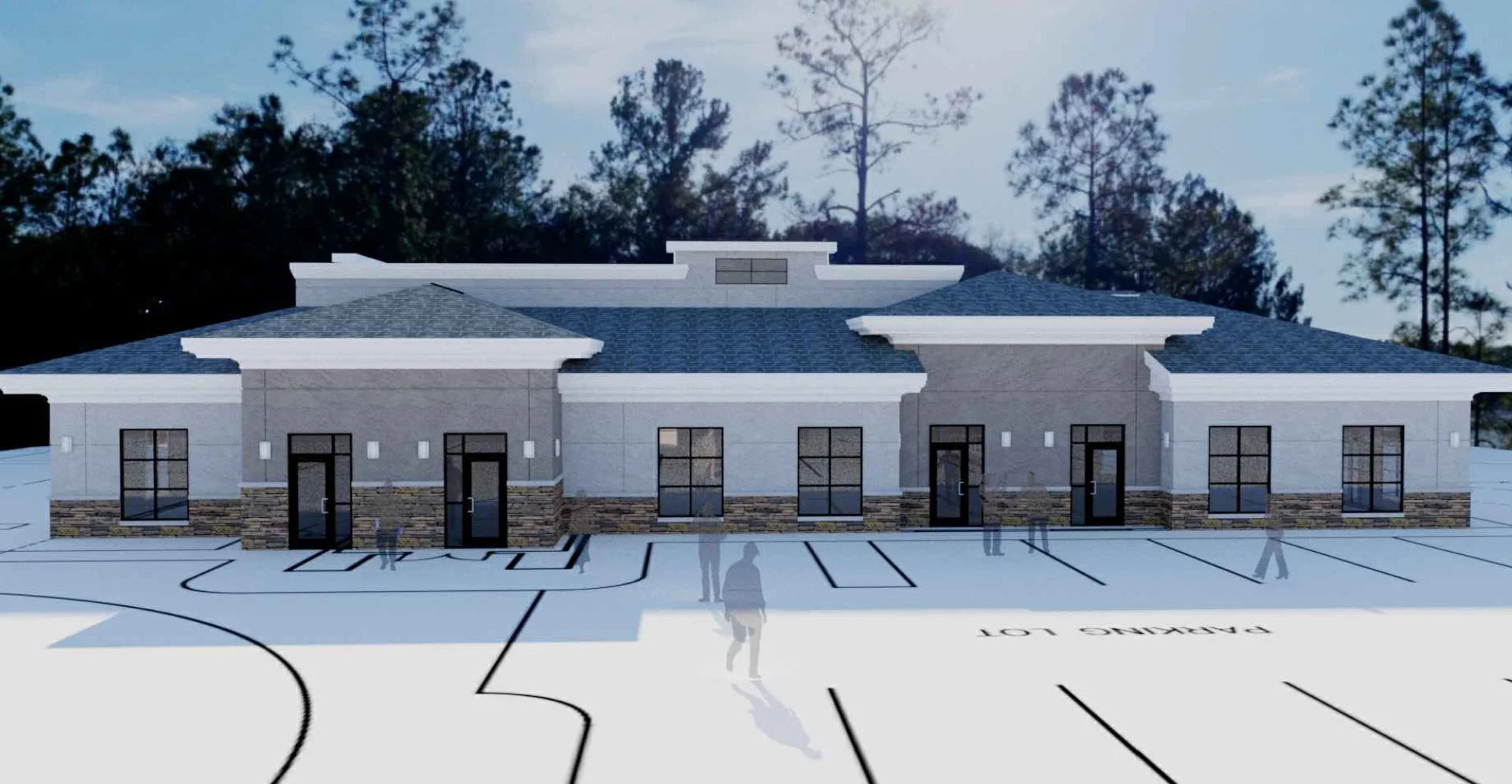 building back exterior model