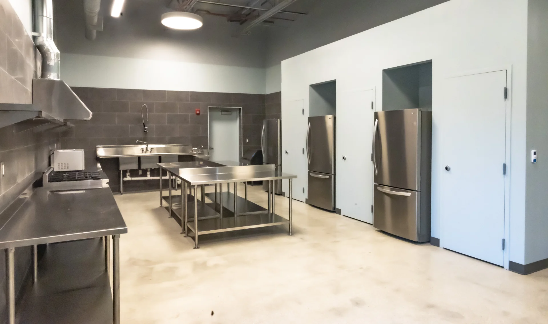 building kitchen