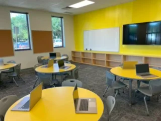 yellow classroom