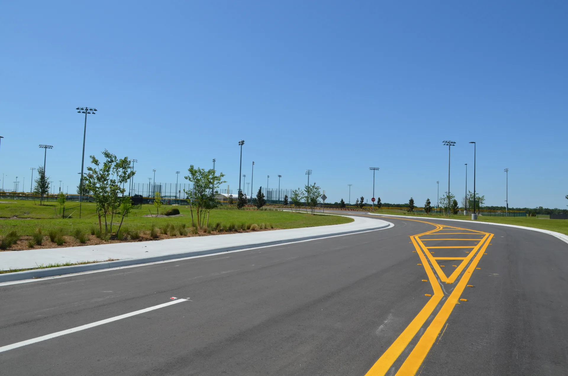 entrance roadway