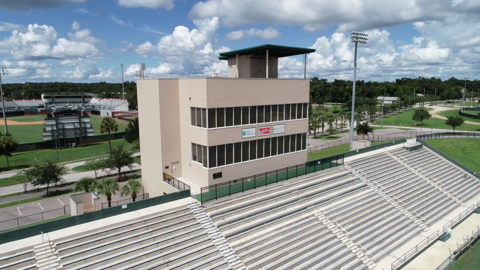 stadium outdoor bleachers