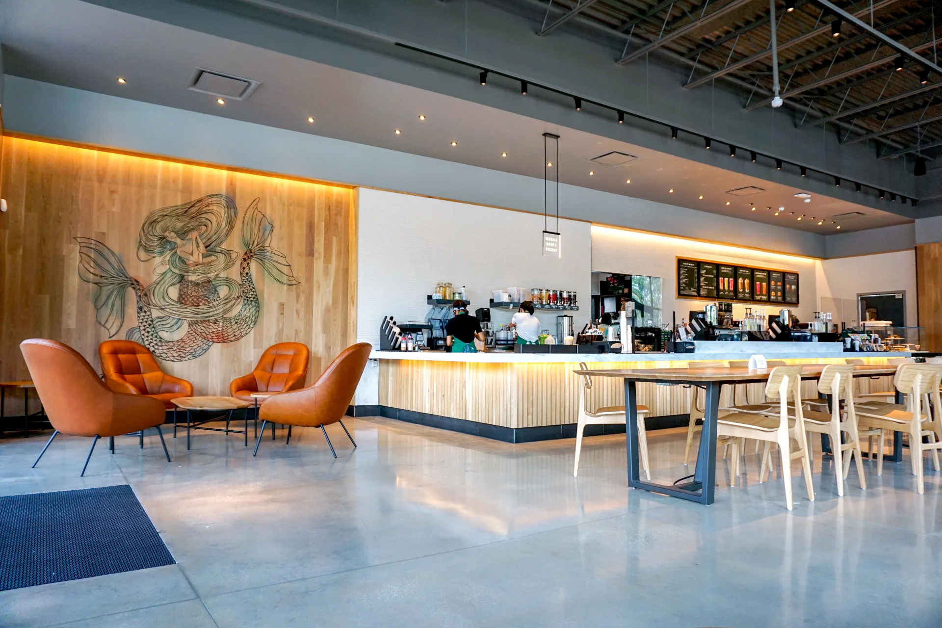 Starbucks restaurant interior