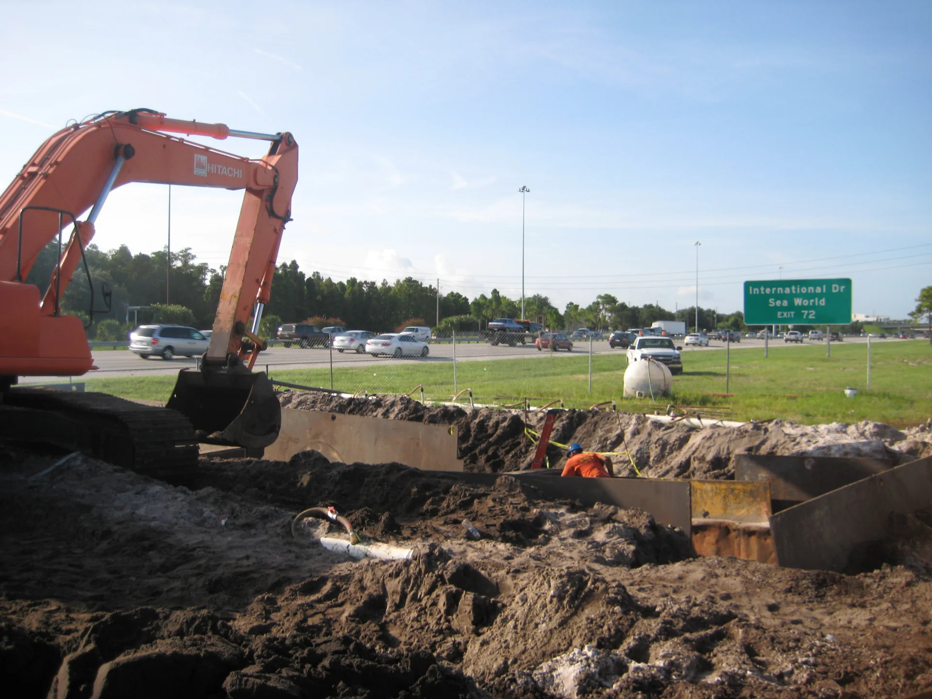I-Drive and Universal Blvd Force Main